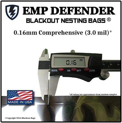 Faraday Cage EMP ESD Bags Complete 20pc Kit Survivalists Preppers in Saudi Arabia