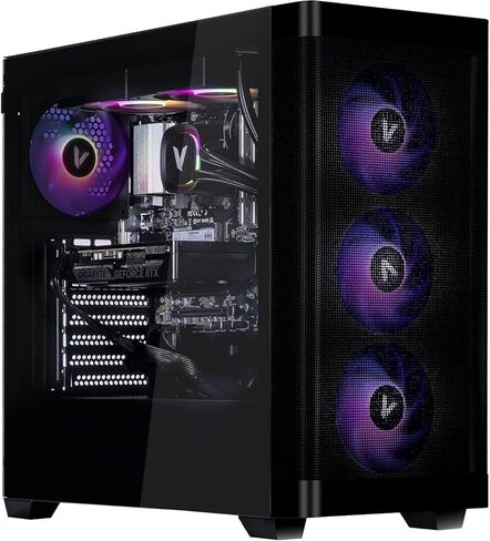 Velztorm Pilum Z2 Gaming Desktop PC (AMD Ryzen 7 5700X, GeForce RTX 5060, 32GB DDR4 RAM, 1TB PCIe SSD, 240mm Liquid Cooling, 4 Pre-Built ARGB Fans, 750W Gold PSU, Windows 11 Home) in Kuwait