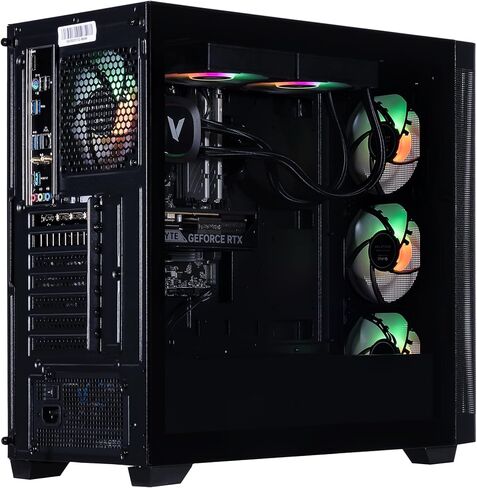 Velztorm Pilum Z2 Gaming Desktop PC (AMD Ryzen 7 5700X, GeForce RTX 5060, 32GB DDR4 RAM, 1TB PCIe SSD, 240mm Liquid Cooling, 4 Pre-Built ARGB Fans, 750W Gold PSU, Windows 11 Home) in Kuwait