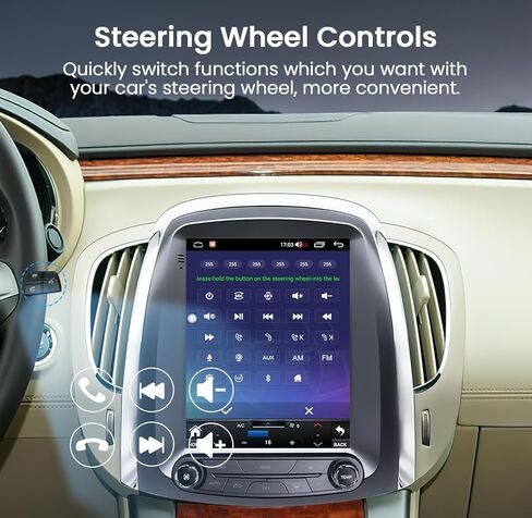 استبدال ستيريو السيارة لعام 2010 2011 2012 2013 2014 2015 2016: Wireless CarPlay Android Auto - (Buick Lacrosse) - مع شاشة HD 9.7 بوصة GPS للملاحة BT - لترقية راديو المصنع in Kuwait