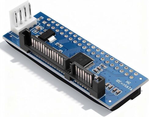 40 Pin IDE to SATA Adapter, 480Mbps High-Speed PATA Converter, Plug & Play No Driver Needed, 12cm MOLEX 4Pin Power Cable for 2.5"/3.5" HDD & Optical Drive in Saudi Arabia