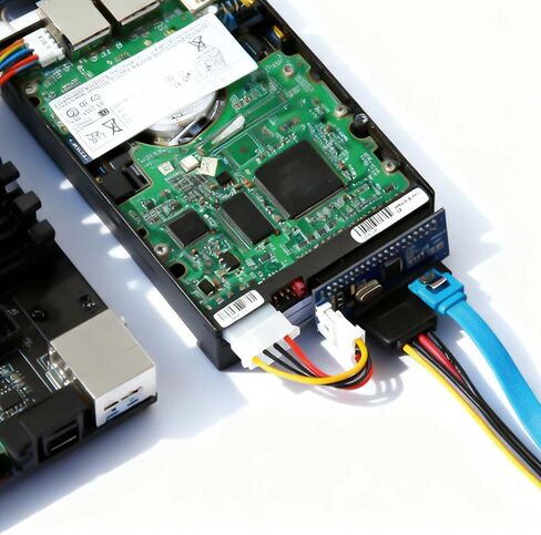 40 Pin IDE to SATA Adapter, 480Mbps High-Speed PATA Converter, Plug & Play No Driver Needed, 12cm MOLEX 4Pin Power Cable for 2.5"/3.5" HDD & Optical Drive in Saudi Arabia