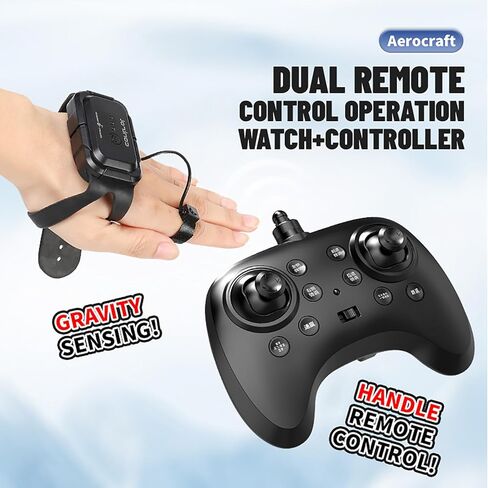 طائرة RC بدون طيار بجهاز تحكم عن بعد - 2.4 جيجا هرتز فوم V17 Jet Fighter Stunt، 360 درجة مقاومة للسقوط تدور عن بعد وطائرة RC خفيفة مع بطاريتين للأطفال الأولاد والبنات (أبيض) in Kuwait