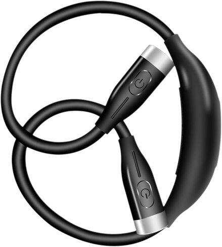 Sosoport USB Adjustable Neck Reading Light, Hands-Free Rechargeable LED Book Lamp with Flexible Gooseneck for Eye Protection, Outdoor Night Running and Bedtime Reading, Black in Saudi Arabia