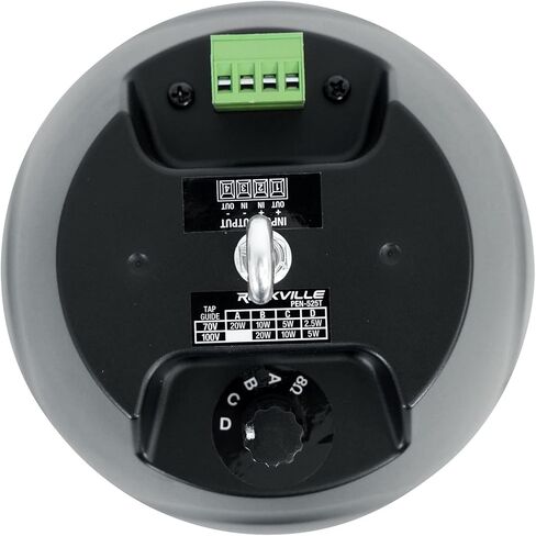 Rockville RCS350-6 Bundle: 350-Watt 6-Zone 70V Commercial/Restaurant Amplifier with Bluetooth, (10) PEN-525T Black 5.25" 70V Hanging Pendant Speakers, 11-Items in Saudi Arabia