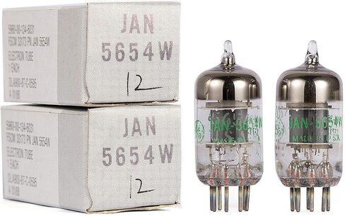 HiFi Bluetooth 5.0 Vacuum Tube Amplifier + Matched GE JAN 5654W Tubes Bundle | 320W Phono Amp for Turntables w/Tube Upgrade | Audiophile Sound Enhancement in Saudi Arabia