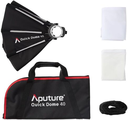 Aputure Quick Dome 40 Softbox,40cm(16inch) Circular Octagonal Quick Release Softbox,Designed for Aputure Storm 80c in Saudi Arabia