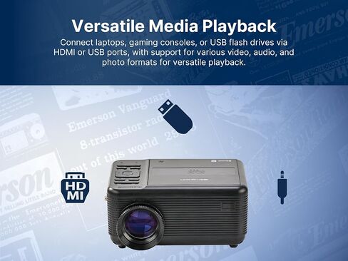جهاز عرض LCD للمسرح المنزلي مقاس 120 بوصة من Emerson EVP-2504 مع موالف تلفزيون مدمج ومشغل DVD in Saudi Arabia
