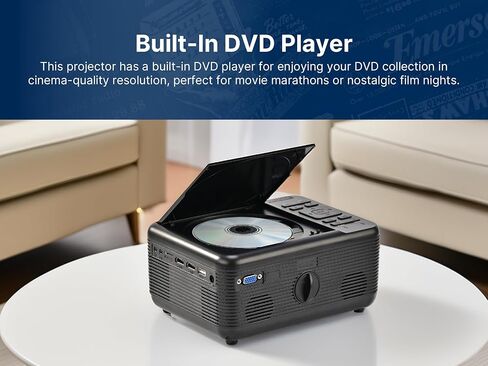 جهاز عرض LCD للمسرح المنزلي مقاس 120 بوصة من Emerson EVP-2504 مع موالف تلفزيون مدمج ومشغل DVD in Saudi Arabia