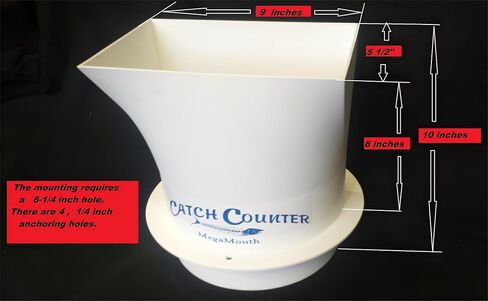 MegaMouth Automatic Fish Counter for Perch Crappie Gills and Panfish in Saudi Arabia