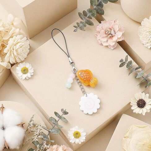 Cute Phone Charms,Cell Phone Strap Charm - Maki Fish Cake Taiyaki Cellphone Charm Strap in Saudi Arabia