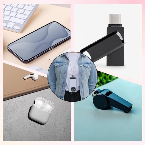 10 PCS Phone Tether Tab, Thinner Durable Cell Phones Lanyard Patch Black Adhesive-Free Phone Lanyard Strap Replacement Part for All Full Coverage Phones Cases in Saudi Arabia