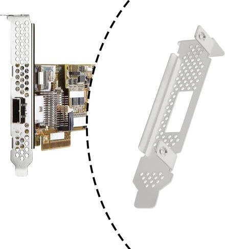 2Pcs Full Low Profile Bracket Compatible with HP Smart Array P222 P212 PCI-E SAS RAID Controller in Saudi Arabia