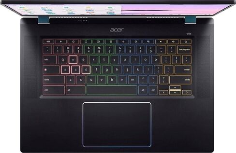 acer Chromebook Plus 516 GE CBG516-2H-59S4 - كمبيوتر محمول للألعاب مقاس 16 بوصة WQXGA 120 هرتز، Intel Core 5 120U، 8 جيجابايت LPDDR5، 256 جيجابايت SSD، Wi-Fi 6E، لوحة مفاتيح RGB، ChromeOS NX.KRVAA.001 (متجدد) in Kuwait