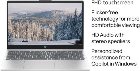 HP 15 Laptop (15.6" FHD Touchscreen, Intel Core i5-1334U (> i7-1255U), 32GB RAM, 1TB SSD) for Business, Students, Home, 10-Hour Long Battery Life, Webcam, Wi-Fi 6, Numpad, Fast Charge, Win 11 Pro in Saudi Arabia
