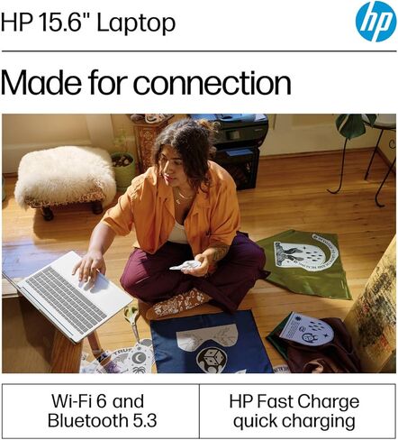 HP 15 Laptop (15.6" FHD Touchscreen, Intel Core i5-1334U (> i7-1255U), 32GB RAM, 1TB SSD) for Business, Students, Home, 10-Hour Long Battery Life, Webcam, Wi-Fi 6, Numpad, Fast Charge, Win 11 Pro in Saudi Arabia