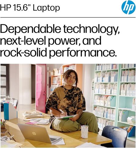 HP 15 Laptop (15.6" FHD Touchscreen, Intel Core i5-1334U (> i7-1255U), 32GB RAM, 1TB SSD) for Business, Students, Home, 10-Hour Long Battery Life, Webcam, Wi-Fi 6, Numpad, Fast Charge, Win 11 Pro in Saudi Arabia
