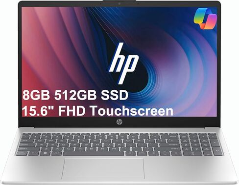 HP 15 Laptop (15.6" FHD Touchscreen, Intel Core i5-1334U (> i7-1255U), 32GB RAM, 1TB SSD) for Business, Students, Home, 10-Hour Long Battery Life, Webcam, Wi-Fi 6, Numpad, Fast Charge, Win 11 Pro in Saudi Arabia