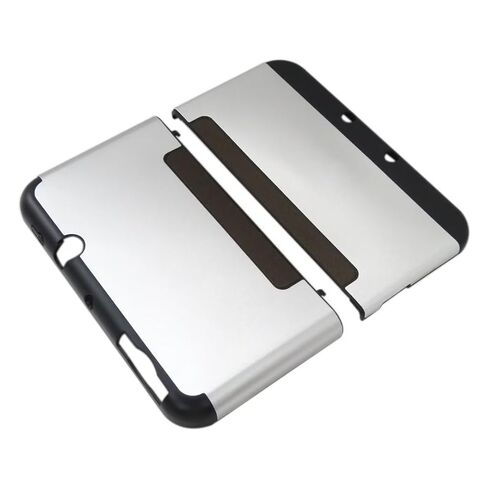 غطاء حماية NGHTMRE فضي مقاوم للصدمات من الجلد الصلب لجهاز NES New 3DS XL LL (موديل 2015) فقط in Saudi Arabia