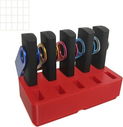 حامل منظم مكتب محرك فلاش FEWINA حامل USB لتخزين الملحقات الإلكترونية لحامل محرك فلاش USB، حامل محرك الإبهام، حامل محرك القفز، أحمر in Kuwait