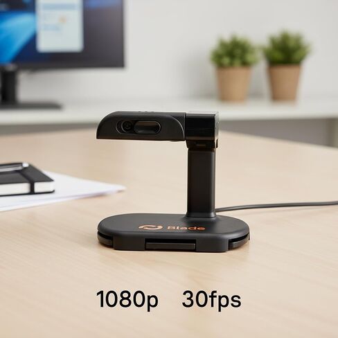 BLADE – Mini Camera 1080p Switch 2, 3 in 1, Portable, Desktop, TV, Stand Included, FullHD, Privacy Cover, Compact and Functional, 30fps in Saudi Arabia