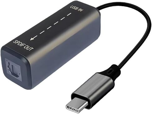 كابل محول USB إلى TosLink SPDIF، سلك محول صوت بصري رقمي USB 2.0 ذكر إلى TosLink PCM أنثى للكمبيوتر المحمول PC PS5/PS4، جدار الصدى، مكبر للصوت، DAC (ليس للتلفزيون) (USB A) in Saudi Arabia