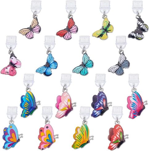 USB Type C Dust Plugs Cover Cat Butterfly Moth Cactus Plants C-Type Port Dust Plug Charm for Handmade Phone Accessory Gifts in Saudi Arabia