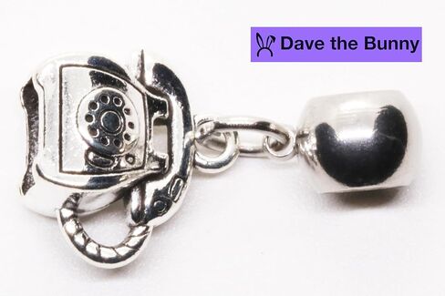 سحر الهاتف الدوار العتيق من Dave The Bunny - ملحق هاتف قديم لهواة الجمع والمتحمسين - ديكور على الطراز القديم للمنزل والمكتب - فكرة هدية فريدة لمحبي الحنين إلى الماضي in Saudi Arabia