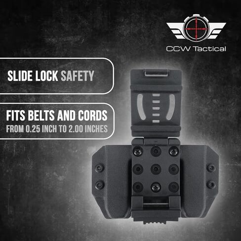 Kydex Duty Style Triple Mag Carrier | Veteran Made in The USA | Premium Mag Holster Pouch with Combat Belt Clip for Double Stack Mags in Saudi Arabia