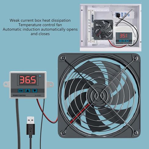 120mm USB Cooling Fans With Adjustable Temperature Control For Cabinets And Home Theater Systems in Saudi Arabia