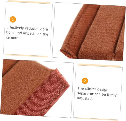 2pcs Camera Bag Divider Inserts Partition Dividers for and Mirrorless Cameras Impact-resistant Padding for Dampening Flexible Storage in Saudi Arabia