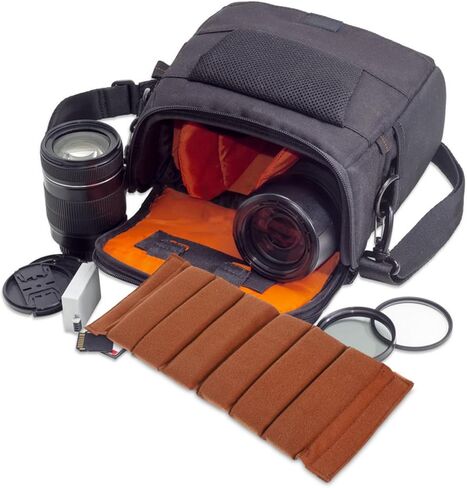 2pcs Camera Bag Divider Inserts Partition Dividers for and Mirrorless Cameras Impact-resistant Padding for Dampening Flexible Storage in Saudi Arabia