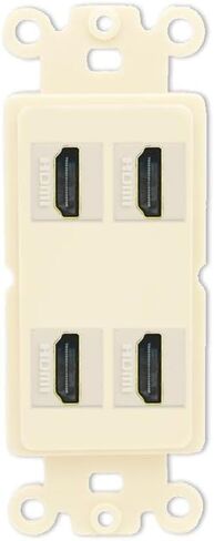 لوحة حائط RiteAV 4 منافذ HDMI - الروك [أبيض] in Saudi Arabia