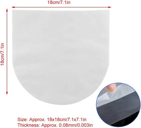 Estink 100PCS 7in Record Sleeve Covers Anti Static Record Sleeves Protectors Cover for Records with Durable PE Material in Saudi Arabia