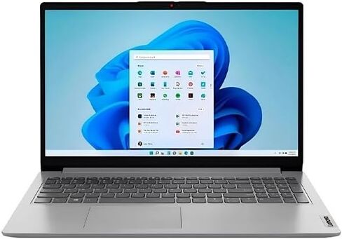 كمبيوتر محمول Lenovo IdeaPad 1i مقاس 15.6 بوصة عالي الدقة|Intel Core i5-1335U|رسومات Intel Iris Xe|كاميرا ويب|Copilot|رمادي| ذاكرة وصول عشوائي (RAM) سعة 16 جيجابايت | محرك أقراص SSD سعة 256 جيجابايت |Windows 11 Home |حزمة مع كابل HDMI in Kuwait