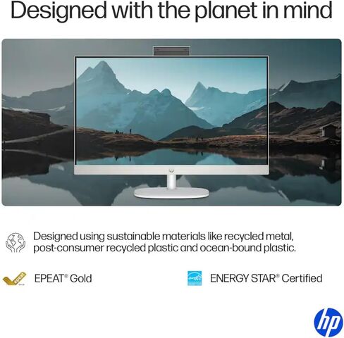 كمبيوتر مكتبي الكل في واحد من HP، شاشة لمس عالية الدقة مقاس 27 بوصة، Intel Ultra 7-155U (حتى 4.8 جيجاهرتز)، ذاكرة DDR5 سعة 64 جيجابايت، محرك أقراص SSD سعة 2 تيرابايت، نظام Windows 11 Pro، مضاد للتوهج، زاوية قابلة للتعديل، Wi-Fi 6، مع ملحقات in Saudi Arabia