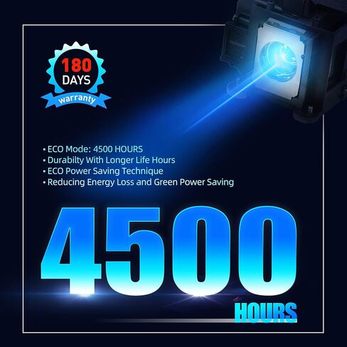 ELPLP57 V13H010L57 استبدال المصباح الكهربي مع السكن لإبسون EB-440W/EB-450W /450Wi /460/460/450WiEDU/460iEDU/460EDU in Saudi Arabia