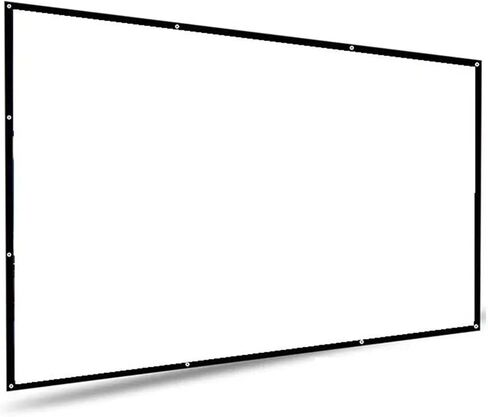 Projector Screen,100 inch Portable Foldable Projection Screen 16:9 Indoor Outdoor Projector Movies Screen, Projector Screen for Home Theater Backyard Cinema in Saudi Arabia