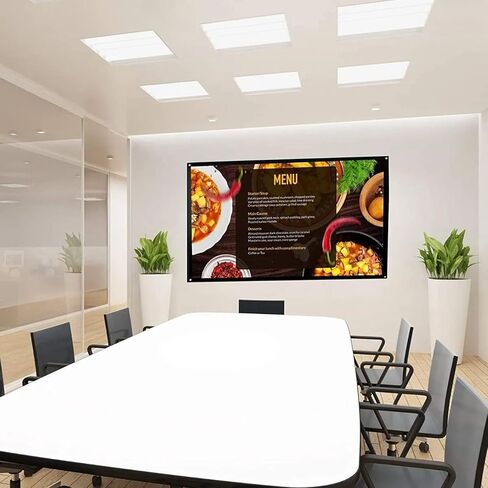 Projector Screen,100 inch Portable Foldable Projection Screen 16:9 Indoor Outdoor Projector Movies Screen, Projector Screen for Home Theater Backyard Cinema in Saudi Arabia