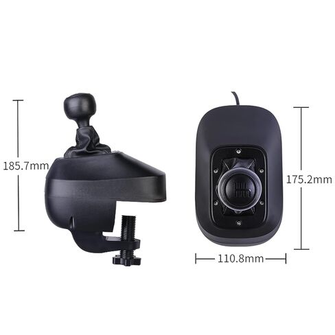 DOYO Gear Shifter for Logitech G29، محولات تروس عجلة السباق، ناقل حركة متين بنمط H بـ 6 سرعات مع عكس الدفع للأسفل، حامل آمن لمحاكاة السباق in Saudi Arabia