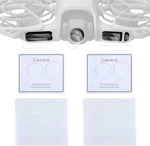 4 عبوات من الأفلام الواقية لـ DJI Neo 2، تتضمن واقي عدسة من الزجاج المقسى وواقي شاشة عرض من مادة TPU مضاد للخدش ومقاوم للاهتراء وحساس للمس in Kuwait