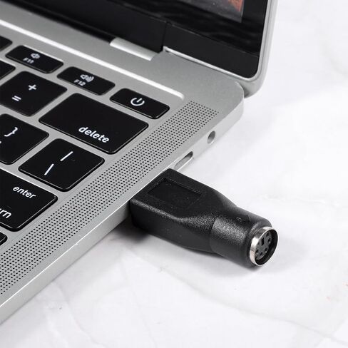 4 حزم محول PS2 أسود إلى USB، محول PS2 أنثى إلى USB ذكر مناسب للفأرة السلكية ولوحة المفاتيح in Kuwait