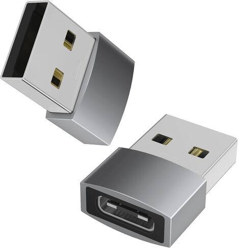 USB to USB C Adapter 3Pack, USB C Female to USB A Male Converter, Fast Charge & High-Speed Data Transfer Compatible with iPhone 17 16 15 Pro, Samsung Galaxy S24, iPad, MacBook Pro in Kuwait