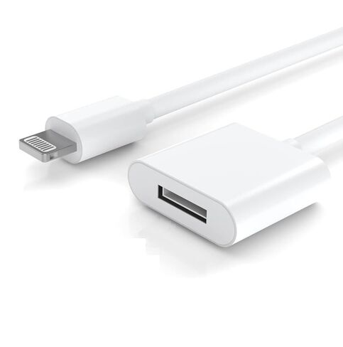 for iPhone Charger Extension Cable for iPhone iPad, 6ft Apple MFi Certified Lightning Cable Extension Cord Female to Male Connector Support Audio Video Music Transfer Data and Charge, Silver in Saudi Arabia