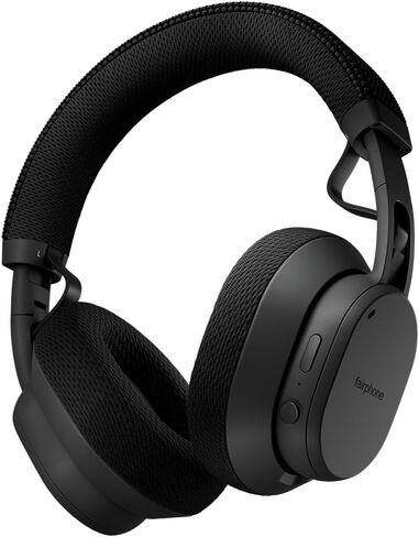 Fairphone Fairbuds XL Forest Green Over-Ear Wireless Headphones with Active Noise Cancelling, aptX-HD 24-bit Audio, 30 H Battery, IP54 Weatherproof, Replaceable Parts in Saudi Arabia