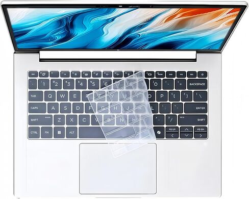 غطاء لوحة المفاتيح من السيليكون متوافق مع 2025 HP EliteBook 8 G1i G1a 14 بوصة وHP EliteBook 6 G1i G1q 14 بوصة وProBook 4 G1i G1q 14 بوصة للكمبيوتر المحمول (ليس لجهاز EliteBook Ultra G1q/G1i 14 بوصة) (شفاف) in Kuwait