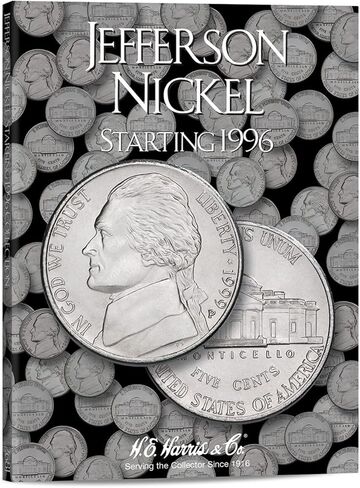 Harris Coin Folder - Nickels Plain Folder - #8HRS2682 by H.E. Harris in Kuwait