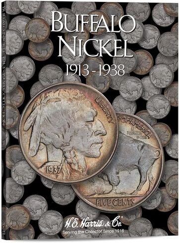 Harris Coin Folder - Nickels Plain Folder - #8HRS2682 by H.E. Harris in Kuwait