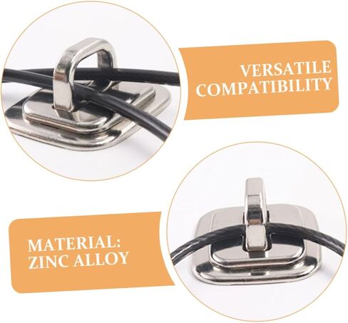 2pcs Laptop Security Cable Locks with Fixed Anchor Plate Compatibility for Tablets and Monitors Effortless Antitheft for Offices and in Kuwait