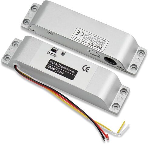 قفل الترباس الكهربائي DC12V فشل آمن وضع NC قفل باب مزلاج إلكتروني مع وظيفة تأخير لنظام التحكم في الوصول in Kuwait